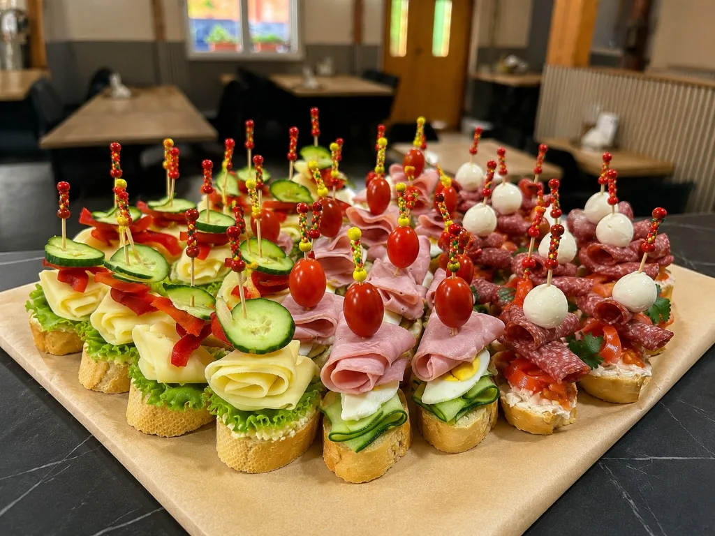 Catering chlebíčky a chuťovky